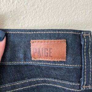 PAIGE High Rise Women's Jeans - Dark Blue